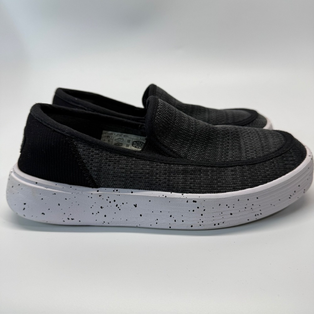 Hey Dude Sunapee W Sport Mesh Slip Pull On Shoe 40241-001 Black Women 7 - Picture 6 of 14